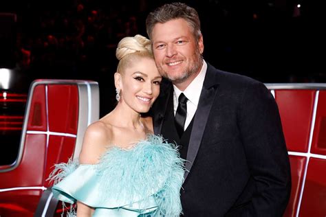 Oct 19, 2022 · Gwen Stefani and Blake Shelton. Gwen Stefani/Instagram. Stefani, 53, and Shelton, 46, were engaged in Oklahoma in 2020 after five years of dating, and tied the knot in July 2021 at Shelton's ... 